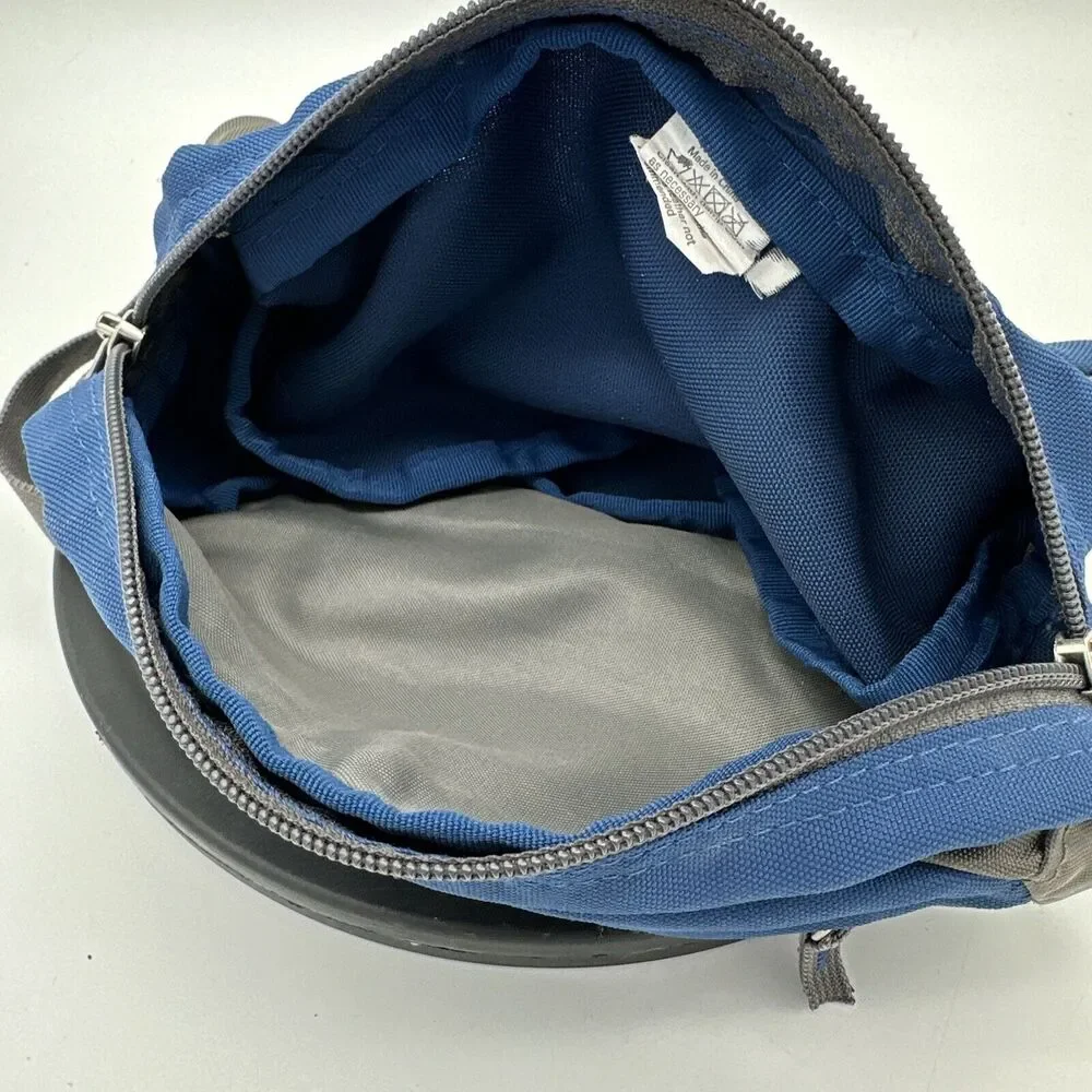 Jansport Fanny Pack Blue/Grey Hip Waist Bag EUC